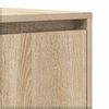 vidaXL Dressoir met lade Sonoma Eiken 120 x 41 x 75 cm Bewerkt hout