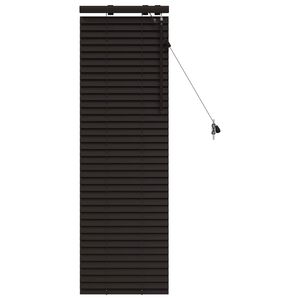 vidaXL Venetiaanse jaloezie Donkerbruin 45 x 130 cm 35 mm
