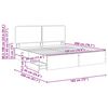vidaXL Bedframe met lade Sonoma Eiken 180 x 200 cm Ingenieurshout