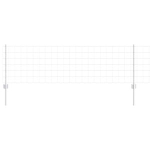 vidaXL Euro-hek met palen 50 x 0,6 m Gegalvaniseerd staal Mesh