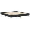 vidaXL Bedframe zonder matras 180x200 cm spaanplaat zwart