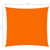 vidaXL Zonnescherm vierkant 3x3 m oxford stof oranje