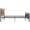 vidaXL Bedframe metaal 180x200 cm