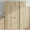 vidaXL Hoge kast 70x42,5x185 cm bewerkt hout sonoma eikenkleurig