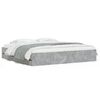 vidaXL Bedframe met lades bewerkt hout betongrijs 200x200 cm