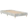 vidaXL Bedframe zonder matras 90x190 cm spaanplaat betongrijs
