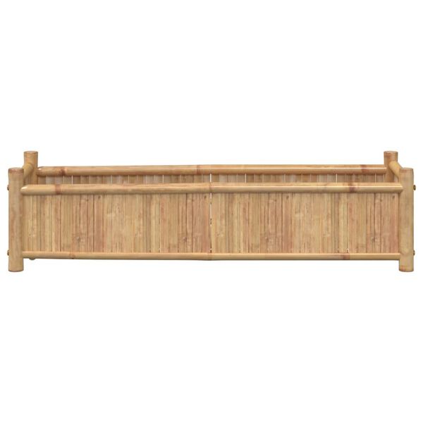 vidaXL Plantenbak 100x30x25 cm bamboe