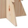 vidaXL Kerstdecoratie kerstboom 80 cm massief grenenhout
