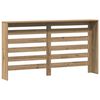 vidaXL Radiatorombouw 149x20x82 cm bewerkt hout artisanaal eikenkleur
