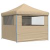 vidaXL Partytent Beige 292 x 292 x 315 cm Oxford Stof
