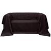 Bankhoes microsuede bruin 140 x 210 cm