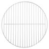 vidaXL Barbecuerooster rond &Oslash;37 cm 304 roestvrij staal