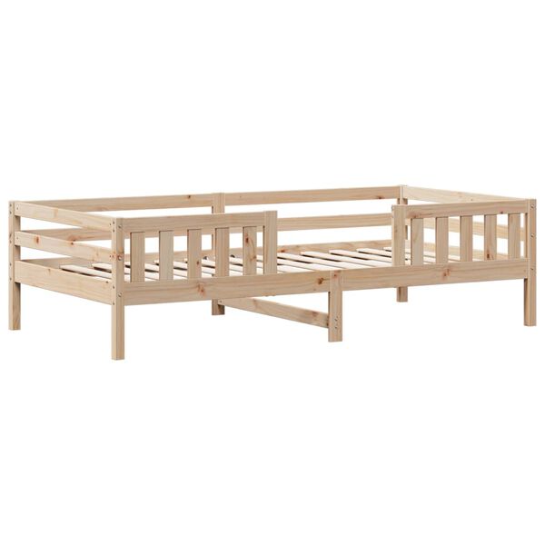 vidaXL Bedframe met huisje massief grenenhout 90x190 cm
