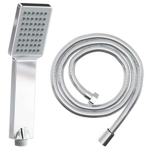 vidaXL Doucheset Chroom 150 cm Roestvrij staal