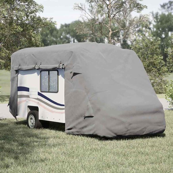 vidaXL Camperhoezen 610x235x275 cm vliesvlies grijs