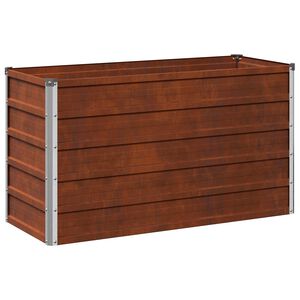 vidaXL Verhoogd Tuinbed Roestig 100 x 40 x 55 cm corton
