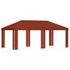 vidaXL Paviljoenhoes 6 x 3 m Terracotta Polyester 190 gsm