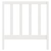 vidaXL Hoofdbord 95x4x100 cm massief grenenhout wit
