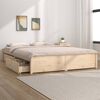 vidaXL Bedframe met lades 160x200 cm