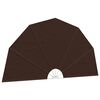 vidaXL Balkon Privacy Scherm &Oslash; 320 cm Polyester Bruin