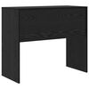 vidaXL Bureau Zwart eiken 90 x 40 x 76 cm Bewerkt hout