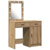 vidaXL Plafondtafel 2 pcs Bruin 50 x 41 x 135 cm Bewerkt hout