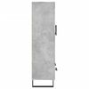 vidaXL Hoge kast 69,5x31x115 cm bewerkt hout betongrijs