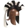 vidaXL Soldatenhelm Grieks replica LARP staal koperkleurig
