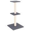 vidaXL Kattenmeubel met sisal krabpalen 73 cm donkergrijs