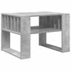 vidaXL Salontafel Beton Grijs 66 x 49,5 x 45 cm Bewerkt hout