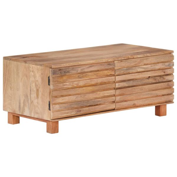 vidaXL Salontafel 90x50x40 cm massief mangohout