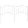 vidaXL Vervangend hoofdbord 160 cm metaal wit