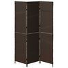 vidaXL Kamerverdeler Bruin 146 x 180 cm poly rattan