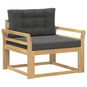 vidaXL Buiten Midden Sofa Polyester Wit