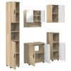 vidaXL Badkamermeubelset 5 st Sonoma Eiken 61 x 35 x 64 cm