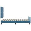 vidaXL Boxspringbed met hoofdeinde Donkerblauw 100 x 200 cm Fluweel