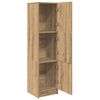 vidaXL Hoge kast Artisan Eiken 31.5 x 32 x 122.5 cm