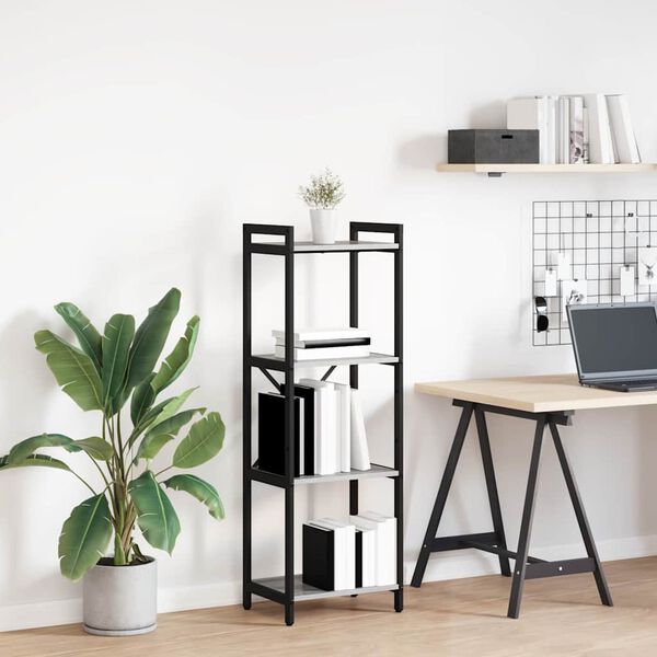 vidaXL Boekenkast Grijs sonoma 40 x 30 x 85 cm Bewerkt hout