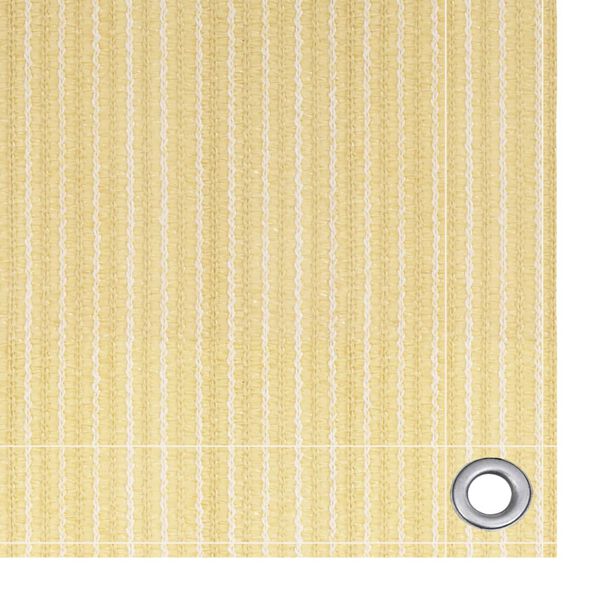 vidaXL Balkonscherm 75x300 cm HDPE beige