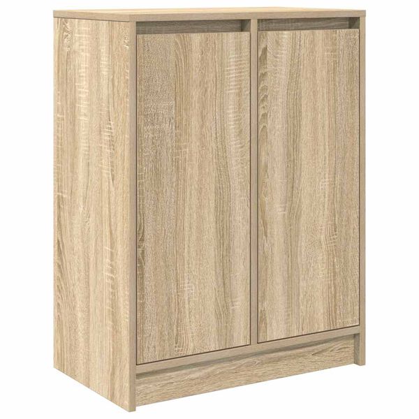 vidaXL Dressoir 57x34x76 cm bewerkt hout sonoma eikenkleurig