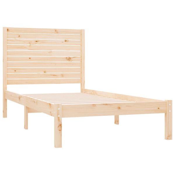 vidaXL Bedframe massief hout 100x200 cm