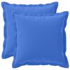 vidaXL Kussensloop 2 st HOUTEN Koninklijk Blauw 35 x 35 cm Polyester