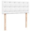 vidaXL Boxspring met matras kunstleer wit 120x190 cm