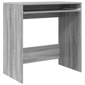 vidaXL Bureau Grijs Sonoma Bewerkt hout 77.5 x 43 x 79 cm