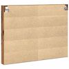 vidaXL Vitrinekast met plank Oudhout 100 x 8,5 x 75 cm Bewerkt hout