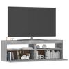 vidaXL Tv-meubel met LED-verlichting 120x35x40 cm grijs sonoma eiken