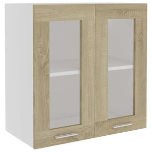 vidaXL Bovenkast Lyon 60x31x60 cm bewerkt hout sonoma eikenkleurig