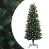 vidaXL Kunstmatige Inklapbare Kerstboom 120 cm 150 LED's Warmwit