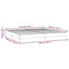 vidaXL Boxspring bed stof donkergrijs 200x200 cm