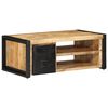 vidaXL Salontafel 90x50x36 cm massief ruw mangohout